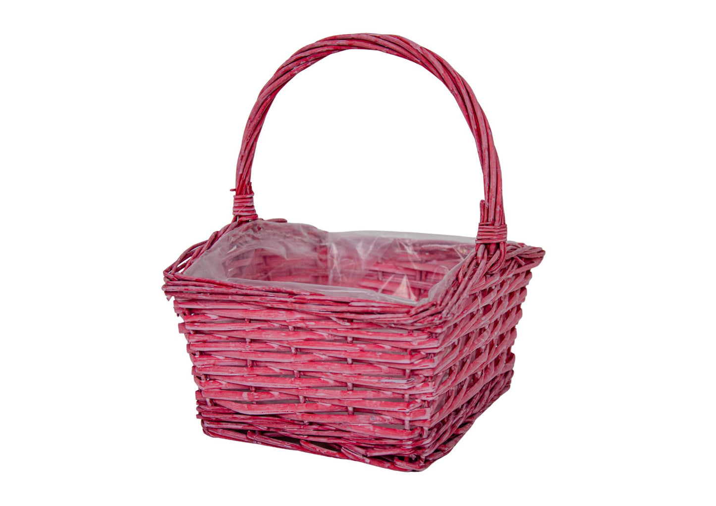 Cos din Rachita Forma Rectangulara Roz Inchis