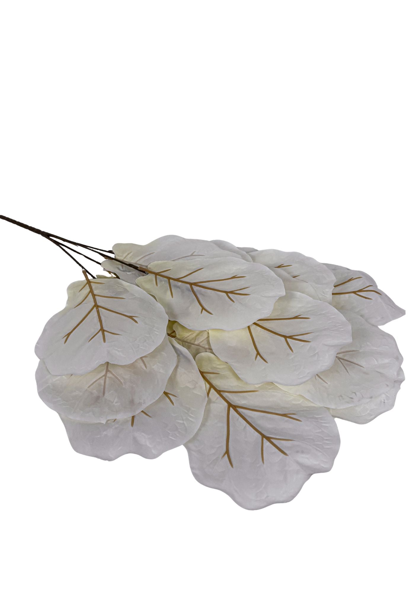 Ramura decor frunza lata 58cm