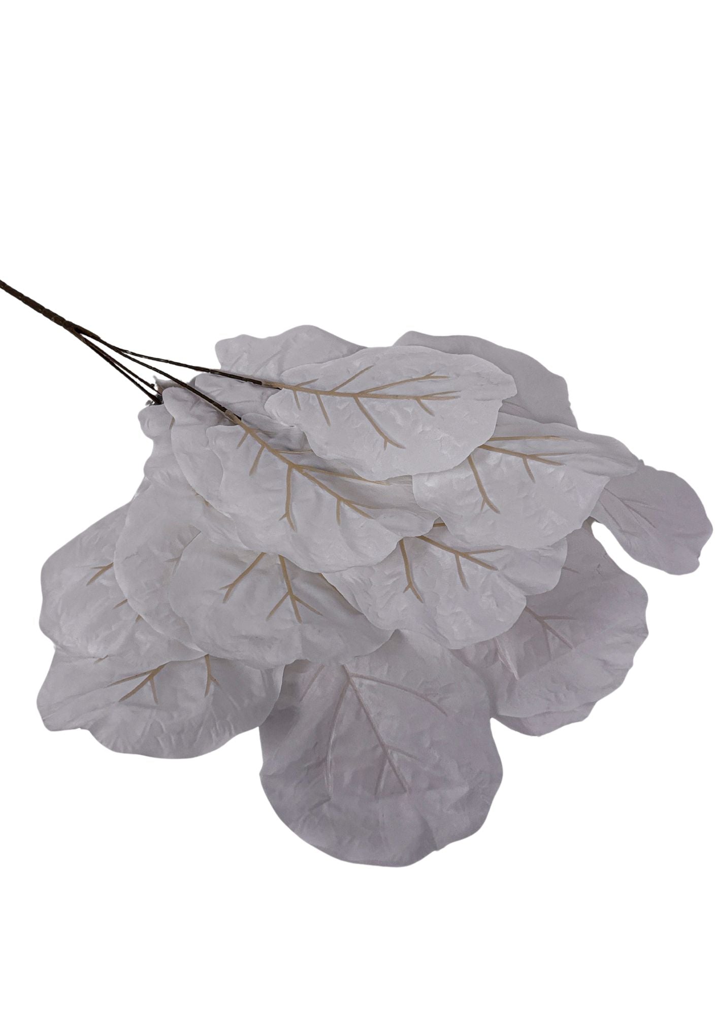 Ramura decor frunza lata 58cm