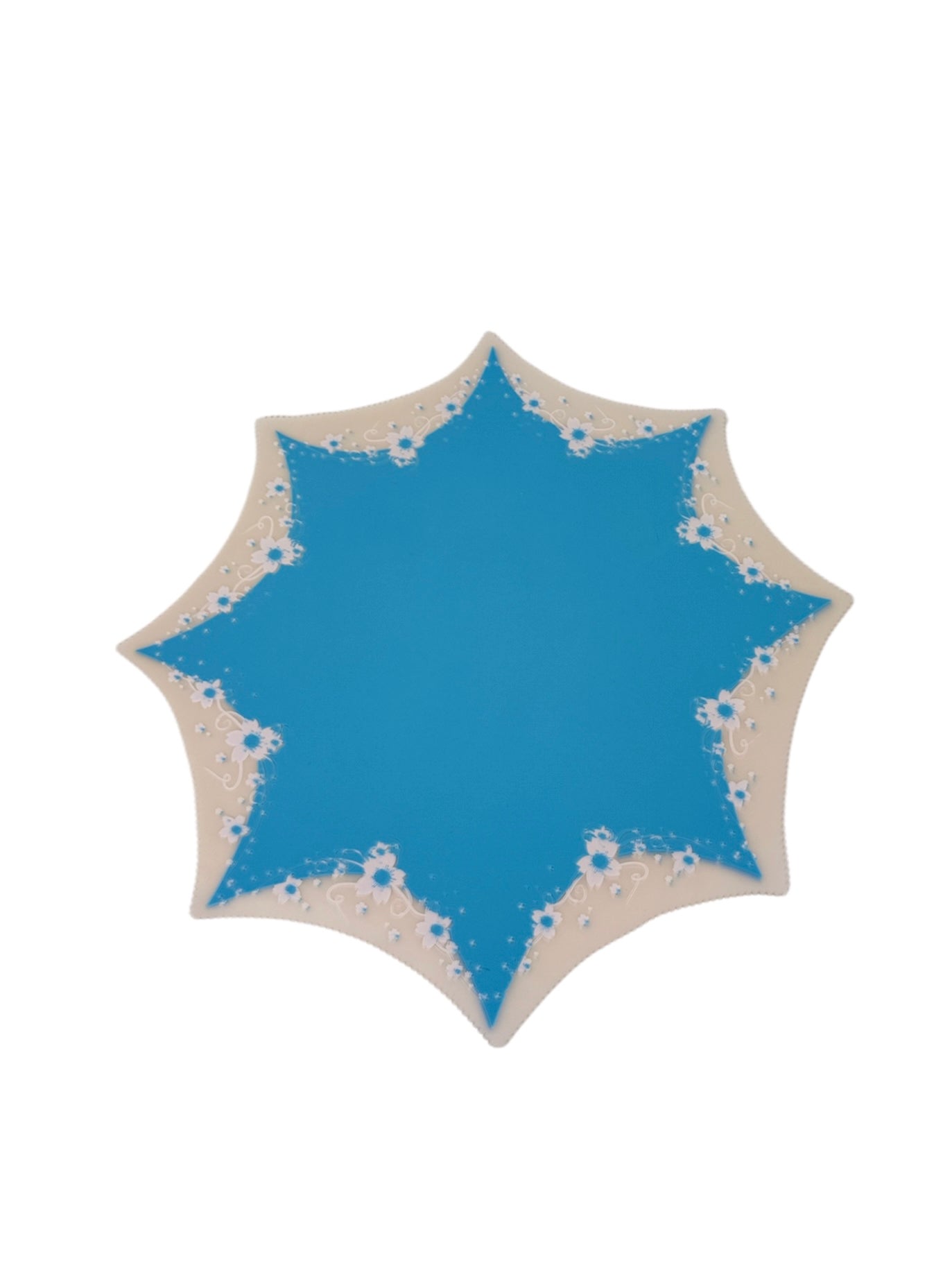 Celofan Rotund   cu Model Floral pe Margine 53x52.5cm 18 buc/set