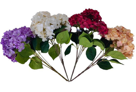 Buchet 5 hortensii 46 cm