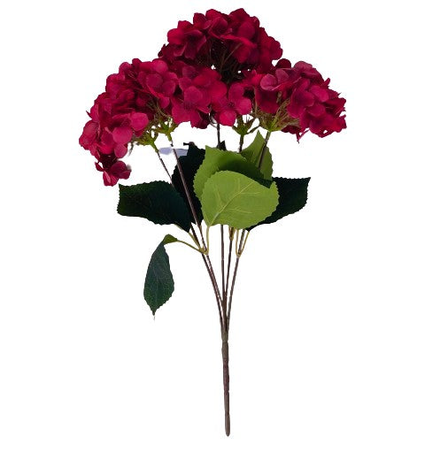 Buchet 5 hortensii 46 cm