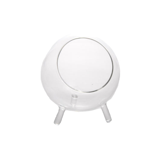 Butelcuta sferica din sticla pe 3 picioare