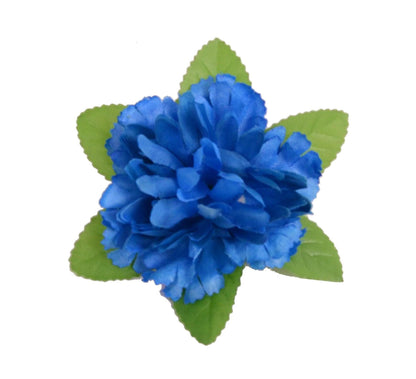 Set 90 buc flori artificiale funerare, Cap Garoafa cu frunza