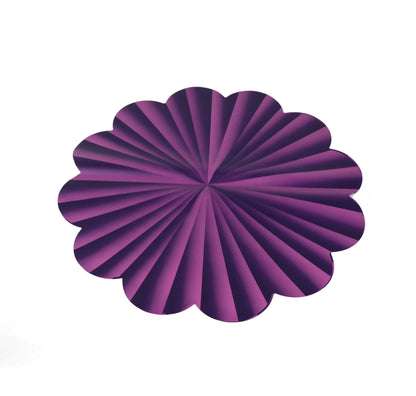 Celofan rotund in forma de soare de culoare mov