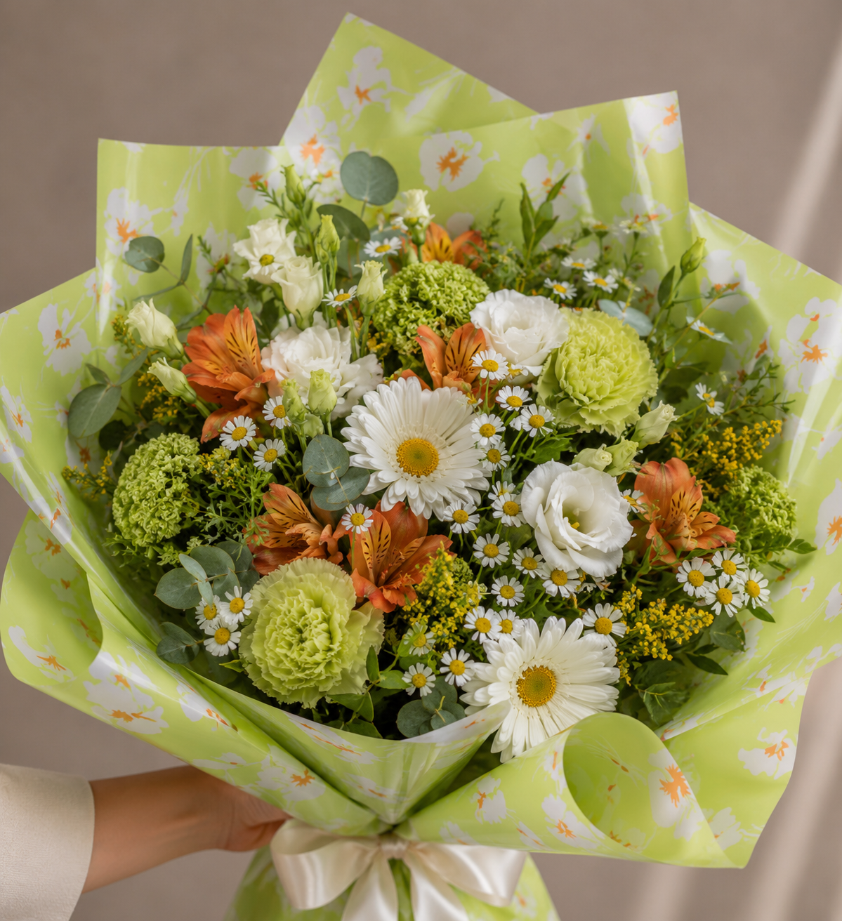 Celofan patrat - Imprimeu Floral