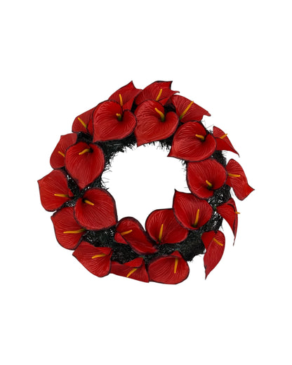 Coronita Funerara Rotunda cu Flori Cale D 38 cm