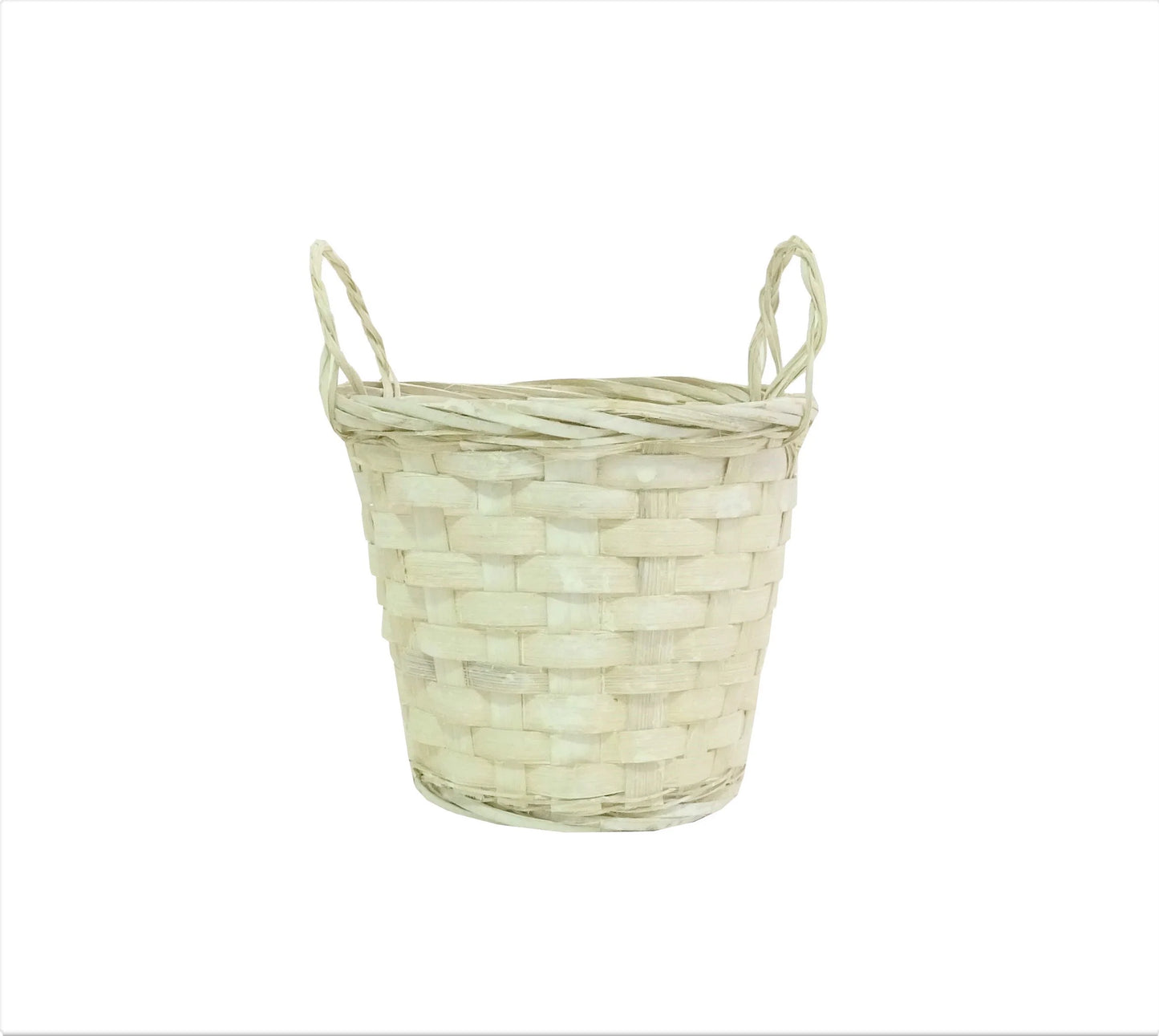 Cos bambus rotund cu doua toarte D 16