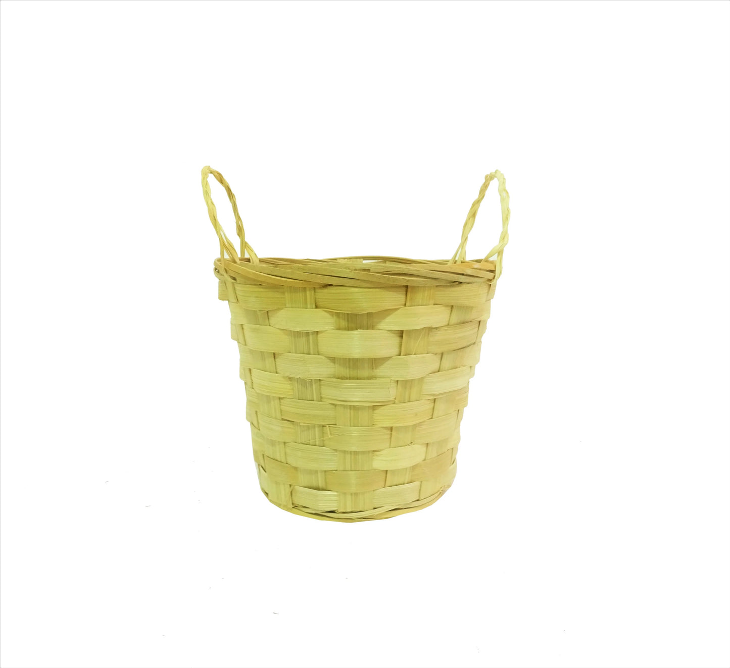Cos bambus rotund cu doua toarte D 16