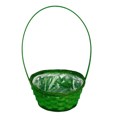 Cos bambus rotund cu o toarta D 20
