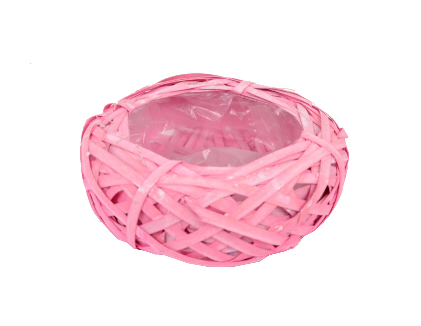 Cos din nuiele de lemn tip cuib H 8