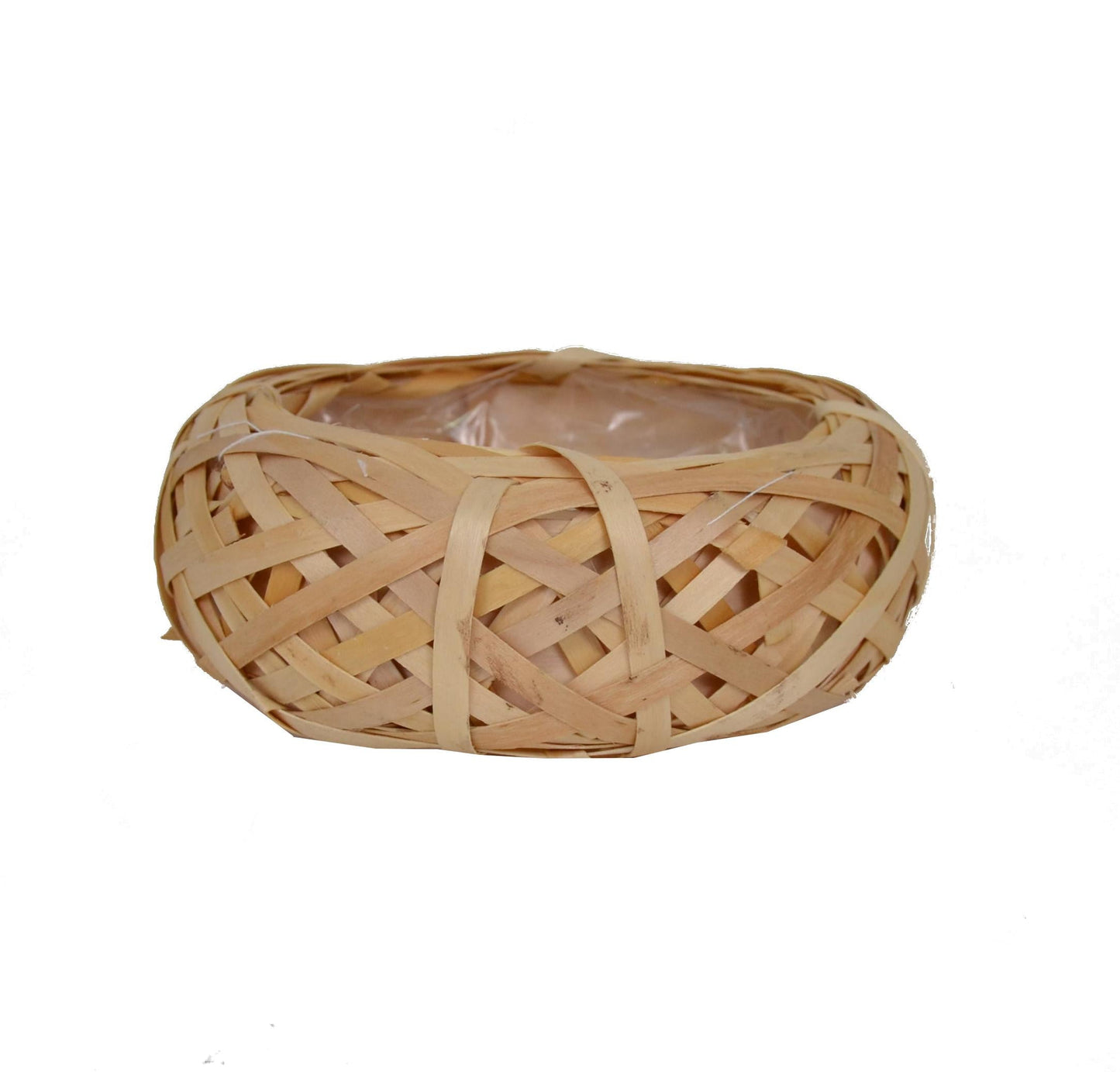 Cos din nuiele de lemn tip cuib H 8