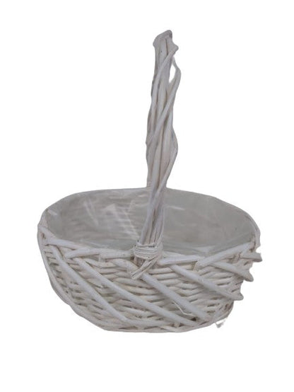 Cos din rachita oval cu o toarta m3