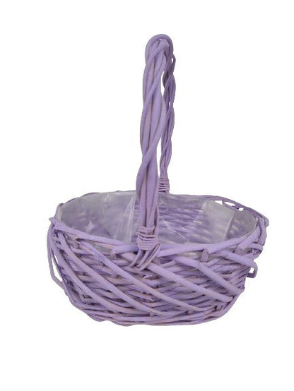 Cos din rachita oval cu o toarta m3