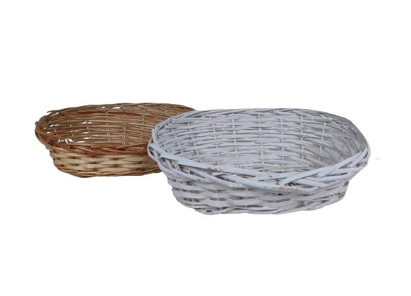 Cos din rachita oval fara toarte H 17