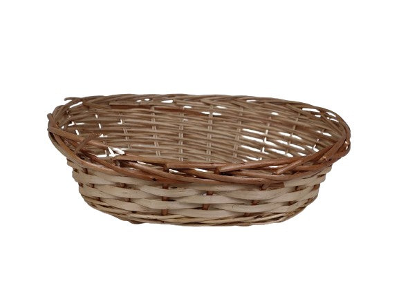 Cos din rachita oval fara toarte H 19