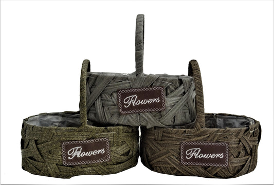 Cos oval cu o toarta