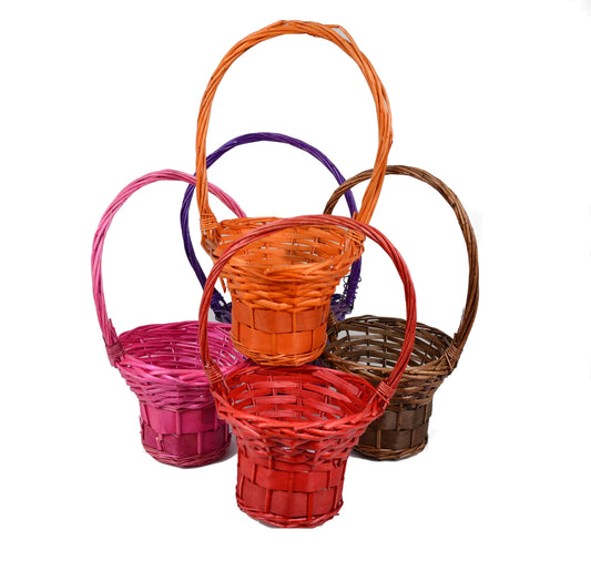 Cos rachita si nuiele late rotund cu o toarta