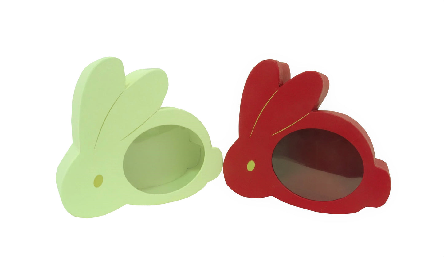 Cutie in Forma de Iepuras pentru Flori si Cadouri Paste