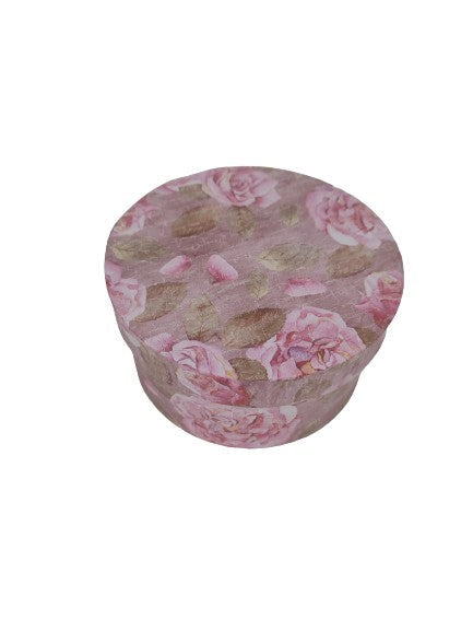 Cutie Rotunda cu Imprimeu Foto pentru Flori D14 x H7.5 cm