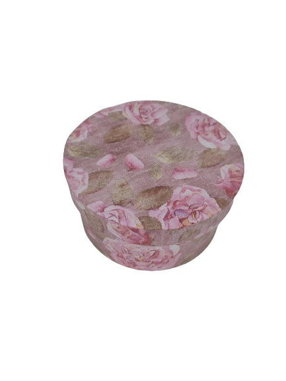 Cutie Rotunda cu Imprimeu Foto pentru Flori D14 x H7.5 cm