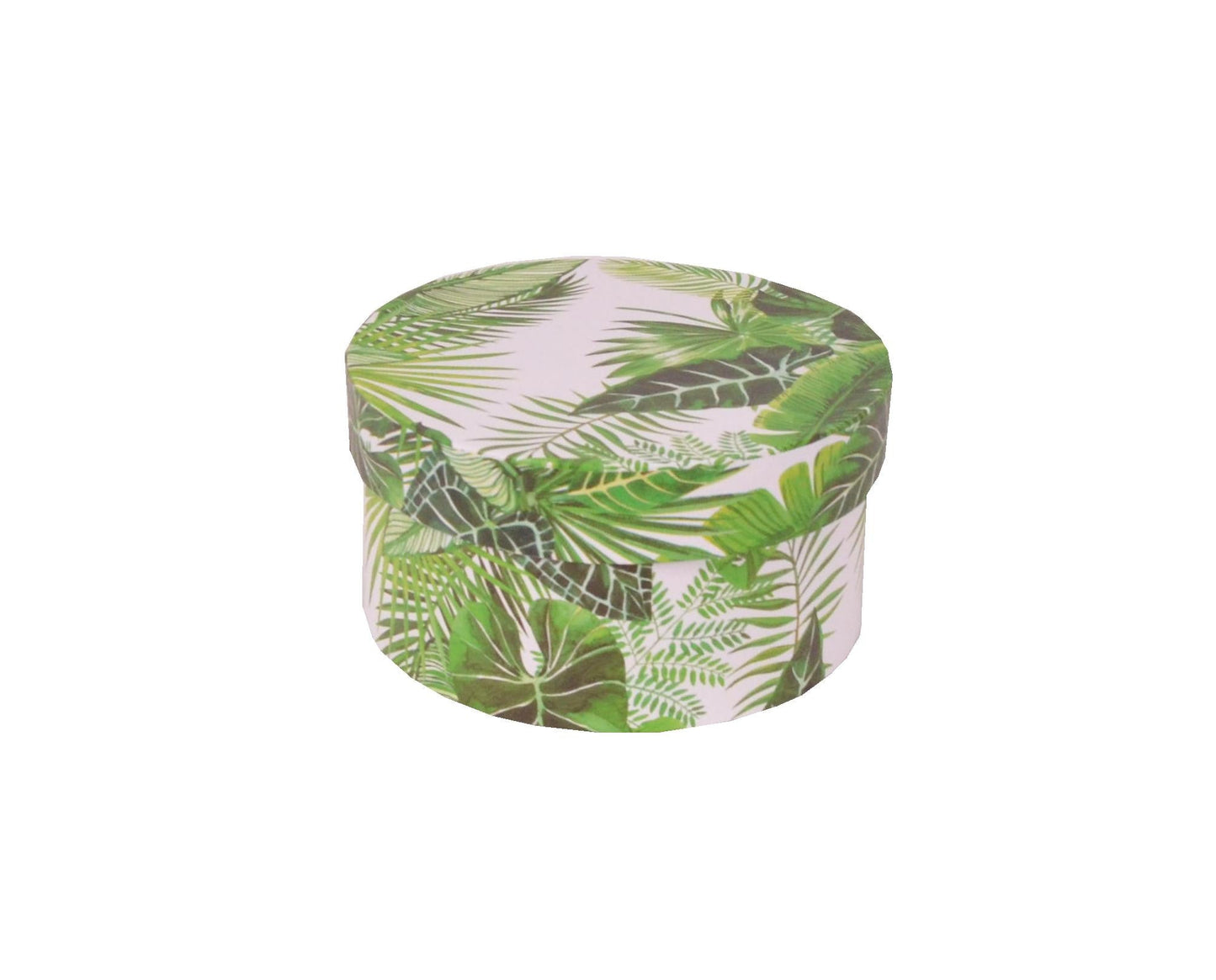 Cutie Rotunda cu Imprimeu Foto pentru Flori D14 x H7 cm