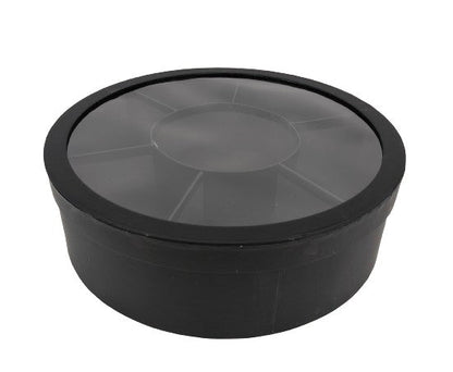 Cutie Rotunda cu Separatoare si Capac Transparent D35 x H11 cm