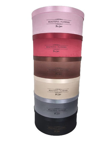 Cutie Rotunda Satinata cu Capac D 52