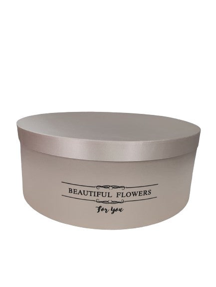 Cutie Rotunda Satinata cu Capac D 52