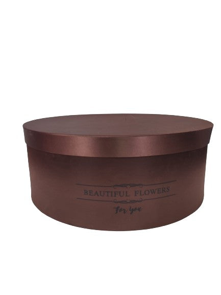 Cutie Rotunda Satinata cu Capac D 52