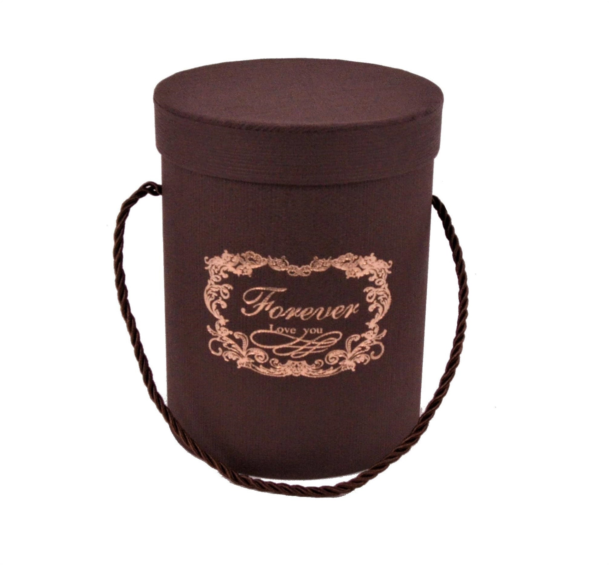 Cutie rotunda uni cu inscriptie Maro