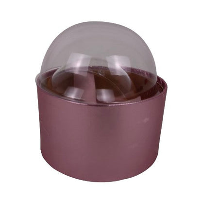 Cutie Rotunda Uni cu Capac Sferic Transparent D12 x H11.5 cm
