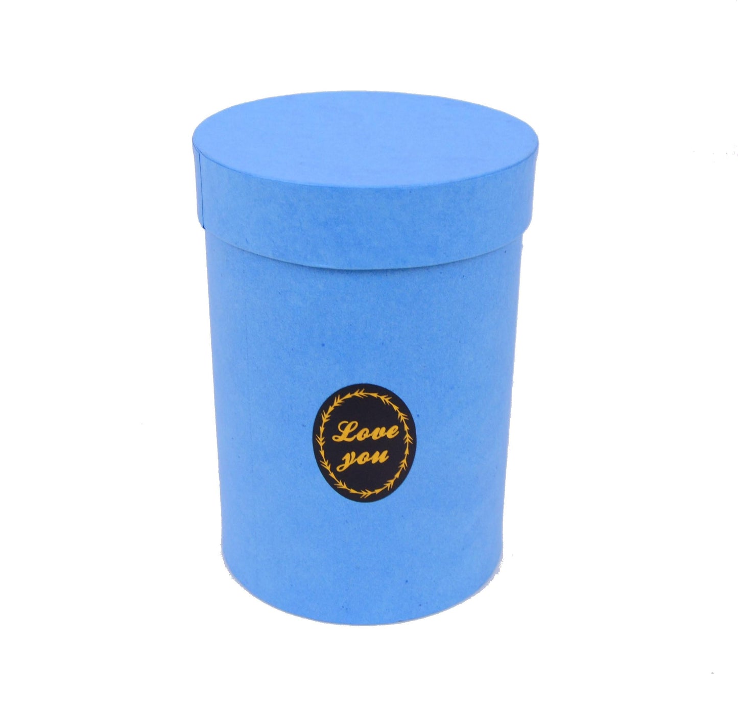 Cutie Rotunda Uni cu Inscriptie pentru Flori H16 cm