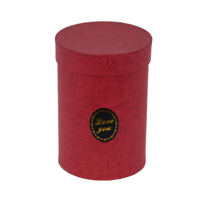 Cutie Rotunda Uni cu Inscriptie pentru Flori H16 cm