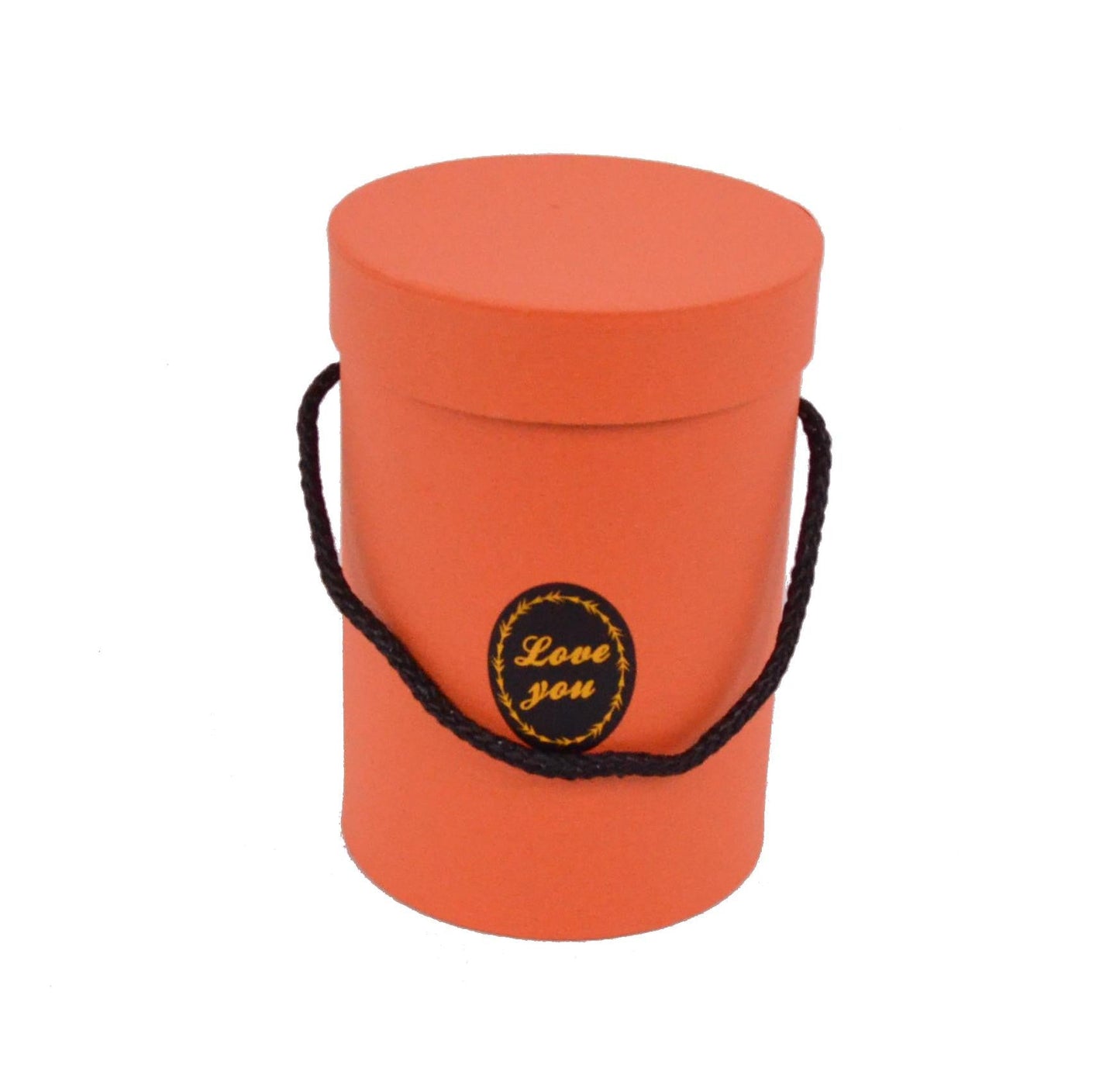 Cutie Rotunda Uni cu Inscriptie pentru Flori H16 cm