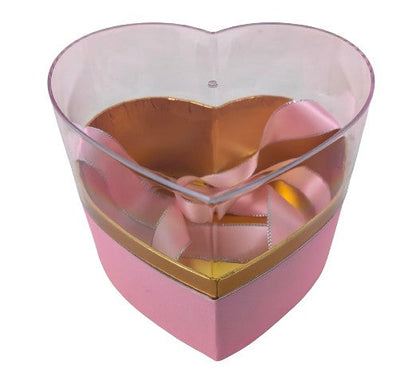 Cutie Tip Inima Uni cu Capac Transparent D13x15 H12 cm