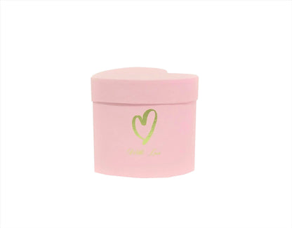 Cutie Tip Inima Uni cu Inscriptie pentru Flori D12x10 H10.5 cm