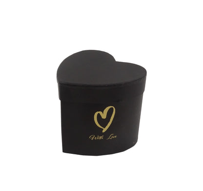 Cutie Tip Inima Uni cu Inscriptie pentru Flori D12x10 H10.5 cm