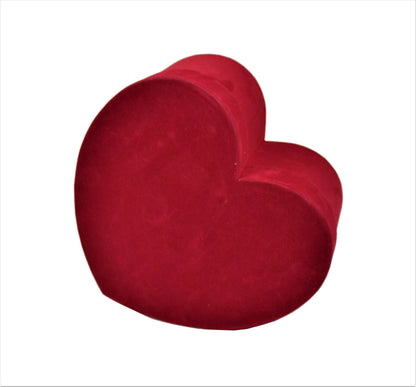 Cutie tip inima uni din velur