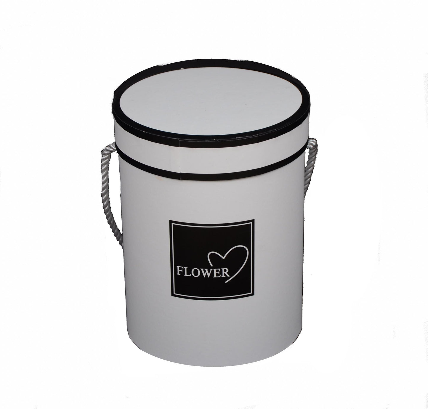 Cutie Rotunda Diplomat cu Toarta pentru Flori D12 x H16 cm