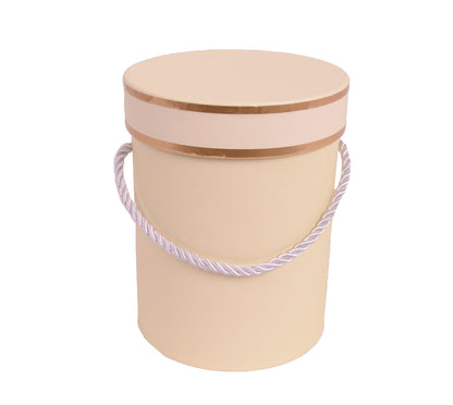 Cutie Rotunda Diplomat cu Toarta pentru Flori D12 x H16 cm