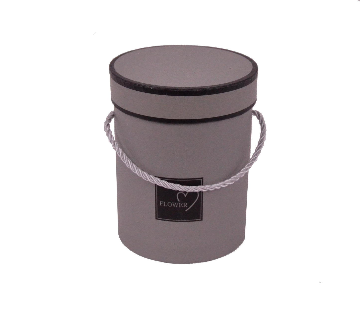 Cutie Rotunda Diplomat cu Toarta pentru Flori D12 x H16 cm