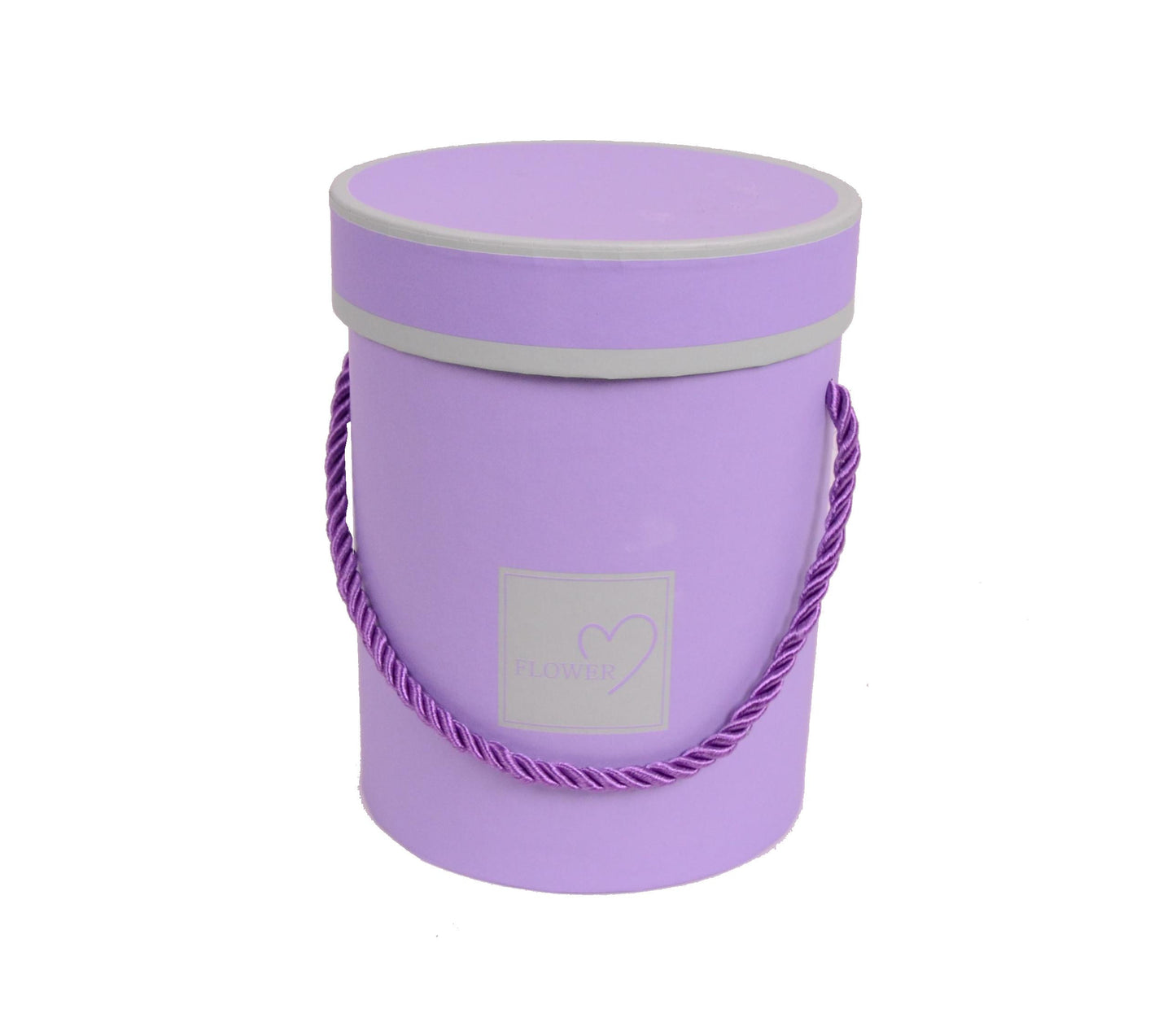 Cutie Rotunda Diplomat cu Toarta pentru Flori D12 x H16 cm