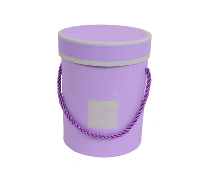 Cutie Rotunda Diplomat cu Toarta pentru Flori D12 x H16 cm