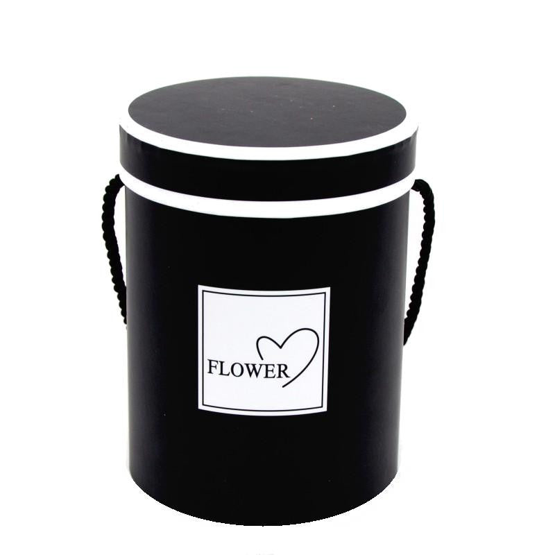Cutie Rotunda Diplomat cu Toarta pentru Flori D12 x H16 cm