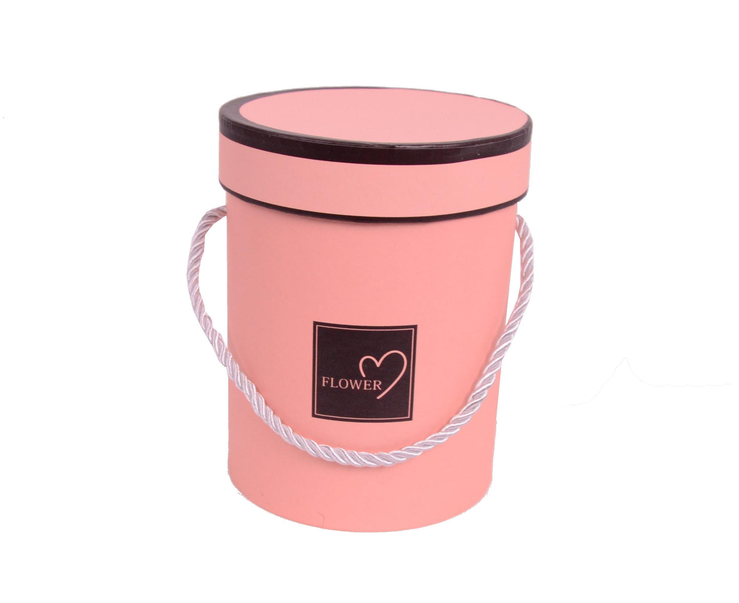 Cutie Rotunda Diplomat cu Toarta pentru Flori D12 x H16 cm
