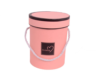 Cutie Rotunda Diplomat cu Toarta pentru Flori D12 x H16 cm