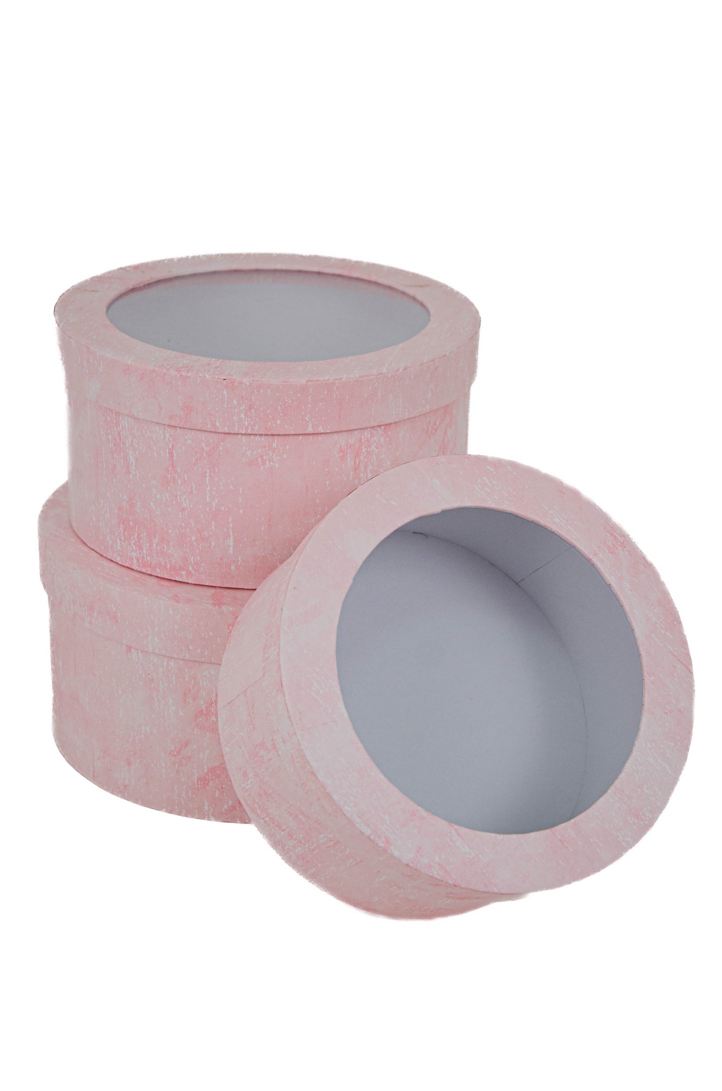 set 3 cutii uni cu capac transparent