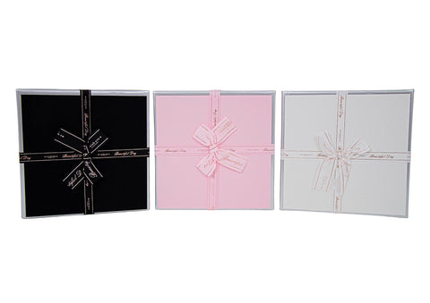 SET 3 CUTII PATRATE TIP CADOU CU FUNDA