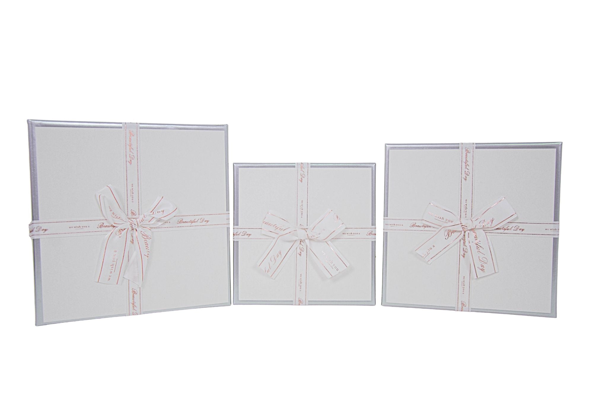 SET 3 CUTII PATRATE TIP CADOU CU FUNDA